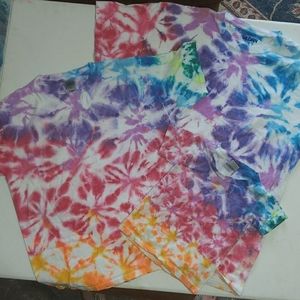 Tie Dye T-Shirts(3Fam Bundle)